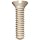 PEEK Machine Screw, Flat Head, Slotted Drive