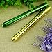 Zitrades LED Penlight Medical Reusable Healthcare Pen Light with Pupil Gauge for Nurses Doctors White 2PCS