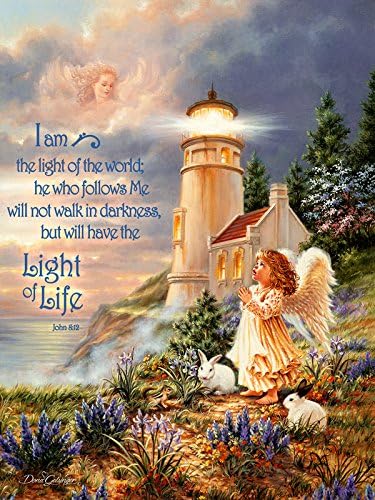 Mounted Print-A Little Hope w/Scripture (Backlit P