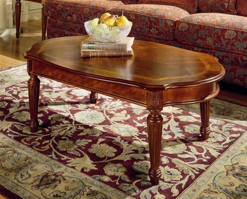 Magnussen Sedona Wood Oval Cocktail Table On Sale