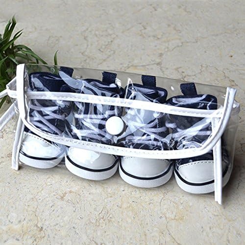 Urparcel Puppy Pet Dogs Denim Sport Boots Anti-slip Bootie Walk Sneaker Medium