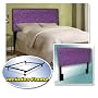New Queen Size Headboard set with Wild Purple Zebr&hellip by The Furniture Cove