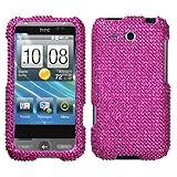 Hot Pink Diamante Protector Cover(Diamante 2.0) for HTC Freestyle