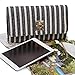 BMC Womens Soft Twine Knitted Stripe Pattern Envelope Flap Fashion Clutch
