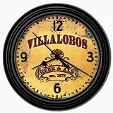 Collectible VILLALOBOS Beer & Ale Brewery Wall Clock