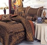 Luxury Textured Babs 7-Piece Comforter Set - King Size
