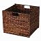 Whitney Design Rush Storage Bin - Dark Brown
