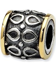 Reflection Beads Silver 14kt Teardrops Bali Bead