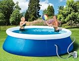 Friedola  12416 - Quick-Pool-Set, 240 x 60 cm, blau