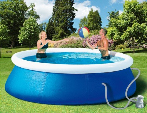 Friedola  12416 - Quick-Pool-Set, 240 x 60 cm, blau