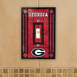 Georgia Bulldogs - NCAA Art Glass Single Switch Plate Cover
