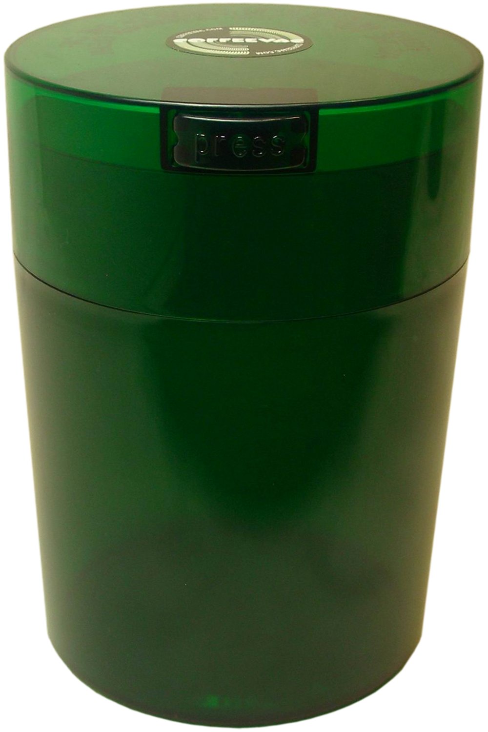 Tightvac Coffeevac 1 Pound Vacuum Sealed Storage Container, Emerald