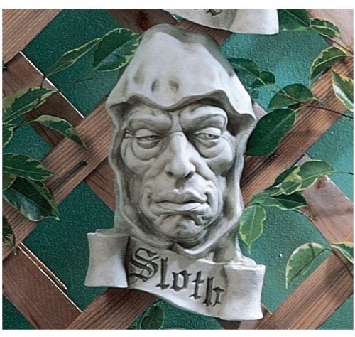 Cardinal Sin of Sloth Plaque