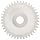 Spur Gear, 20 Degree Pressure Angle, Acetal, Inch, 20 Pitch, 0.650" Pitch Diameter, 1/4" Bore, 0.650" OD, 3/8" Face Width, 13 Teeth