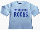 My Mummy Rocks Cool Long Sleeve Baby T-shirt