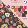 Fiskars Cloud 9 Design 24-Sheet 12-by-12-Inch Paper Pack, Chocolate Chalet