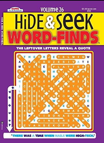 Hide & Seek Word-Finds Puzzle Book - Volume 26