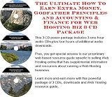 The Ultimate How To Earn Extra Money, Godfather Principles and Accounting & Finance for Web Hosting Biz 3 CD Package