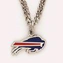 Buffalo Bills Chain Necklace with NFL Team Logo Pendant