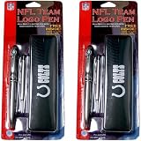 Pro Specialties Indianapolis Colts Team Logo Fine Writing Pens (Set of 2)