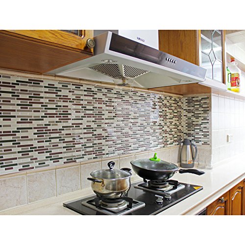 Fancy Fix Vinyl Peel And Stick Decorative Backsplash Kitchen Tile