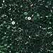 8mm Cup Sequins Deep Green See-Thru Transparent Loose Facet Paillettes Made in USA