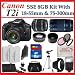 Canon EOS Rebel T2i Digital SLR Camera Kit with Canon EF-S 18-55mm f/3.5-5.6 IS Lens & Canon EF 75-300mm f/4-5.6 III Telephoto Zoom Lens + SSE Premium SLR Lens Accessory Package