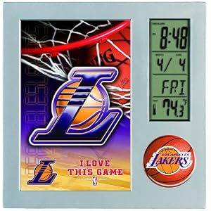 NBA Los Angeles Lakers Digital Desk Clock