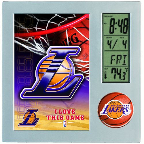 NBA Los Angeles Lakers Digital Desk Clock