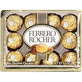 Ferrero Rocher Holiday Gift Box 12 Pralines 5.3oz