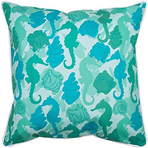Seahorses Pillow, 20x20