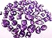CraftbuddyUS 80 Purple Faceted Acrylic Sew On, Stick on Diamante Crystal Rhinestone Gems