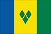 3 x 5 Feet Saint Vincent and the Grenadines Poly - indoor International Flag Made in US. By HOF