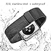 LSoug Apple Watch Band - Magnet Closure, 38mm Milanese Loop Stainless Steel Bracelet Strap, Replacement Wrist Band for iWatch - Black