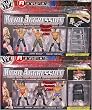 MICRO AGGRESSION 4 COMPLETE SET OF 2 WWE TOY WRESTLING ACTION FIGURE 3-PACKS
