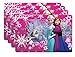 Zak! Designs Placemat with Elsa, Anna and Olaf from Frozen, Set of 4, BPA-free Plastic