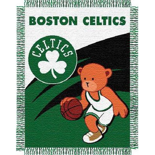 Boston Celtics NBA Triple Woven Jacquard Throw (044 Series) (36x46")