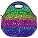 Snoogg Cool Colourful Pattern Travel Outdoor Carry Lunch Bag Picnic Tote Box Container Zip Out Removable Carry Lunchbox Handle Tote Lunch Bag Food Bag For School Work Office RS.549.00