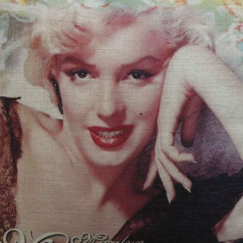 LINKWELL 45x45cm Sexy Marilyn Monroe Super Star Linen Cushion Covers