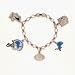 Detroit Lions Silver Tone NFL Charm Bracelet