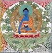 ShalinCraft Folk Art On Silk Cloth -Mandala Paintings Buddisht Art, Romantic Gift 9 x 9 inches (jh004)
