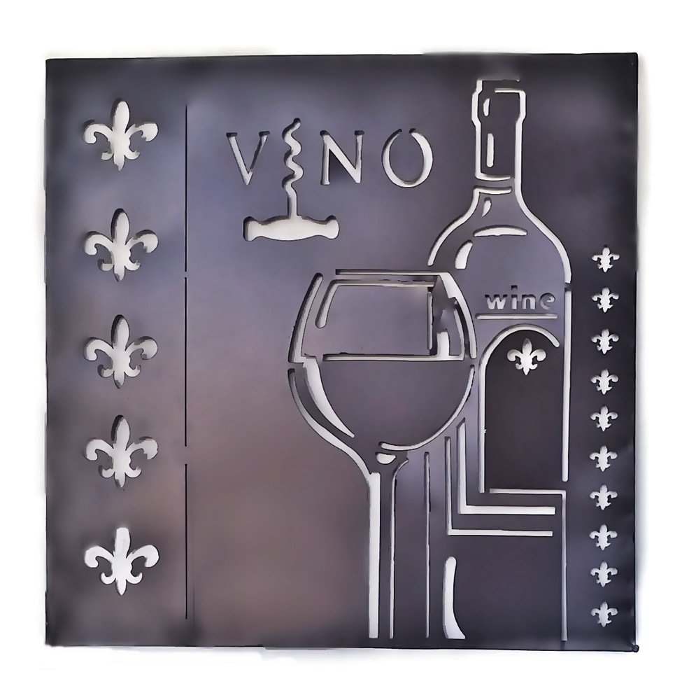 Elegant Wine Metal Wall Art Many Ways to Decor Walls