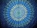 Blue Bursting Tapestry-Wall Hang-Spread-Many Decor Uses