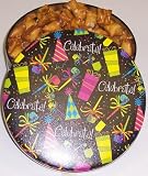 Gourmet Food : Scott's Cakes Peanut Butter Pretzel Nuggets in a Celebrate Tin