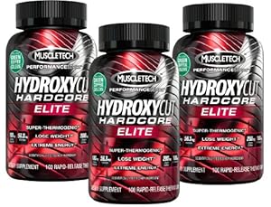 Hydroxycut Hardcore Elite-Svetol Green Coffee Bean Extract Formula, 100ct, Pack Of Three