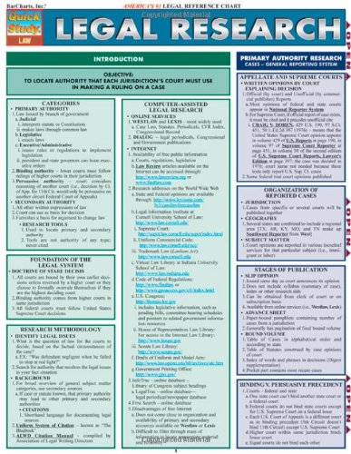 legal research quickstudy law