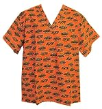 OSU Oklahoma State Scrub Top Lg