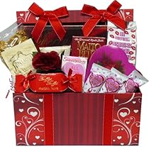 Sweet Love Chocolate and Treats Gift Box - Valentine's Day Gift Basket