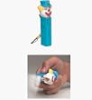 Pez Peter Clown Flashlight Mini Keychain by Basic Fun