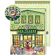 Fleurs Florist Shop Mini Notepad Magnetic Closure